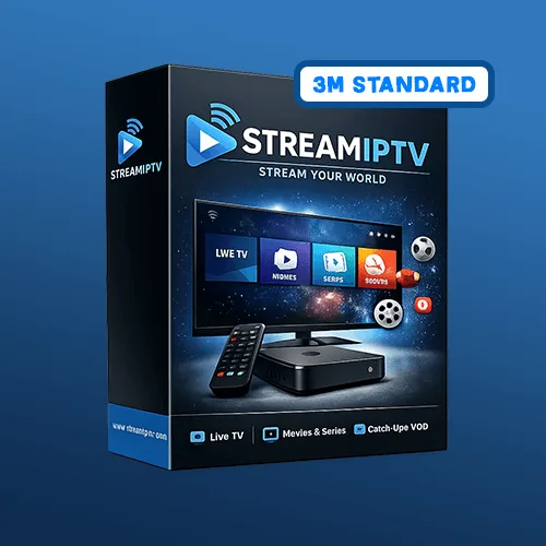 Standard IPTV — 3 Mois (Pack Bleu)