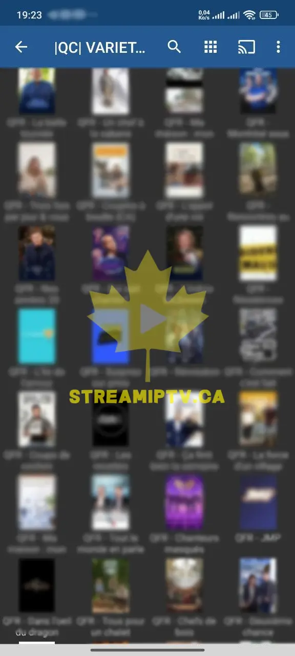 StreamIPTV trial — VOD movies on mobile